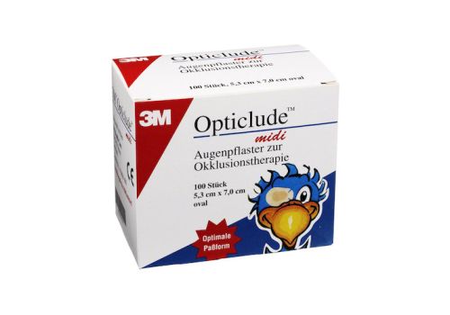 OPTICLUDE 3M midi 5,3x7 cm 1538/100 – PZN 00747124 (PZN 00747124)