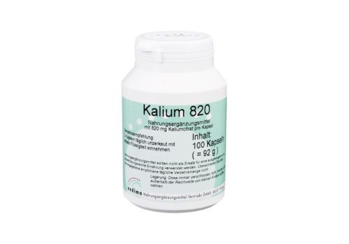 KALIUM 820 Kapseln – PZN 01500101 (PZN 01500101)