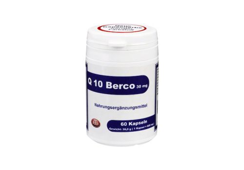 Q10 BERCO 30 mg Kapseln – PZN 00458414 (PZN 00458414)