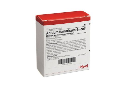 ACIDUM FUMARICUM INJEEL Ampullen – PZN 01474361 (PZN 01474361)