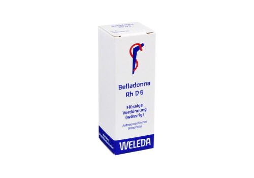 BELLADONNA PLANTA tota Rh D 6 Dilution – PZN 01629906 (PZN 01629906)