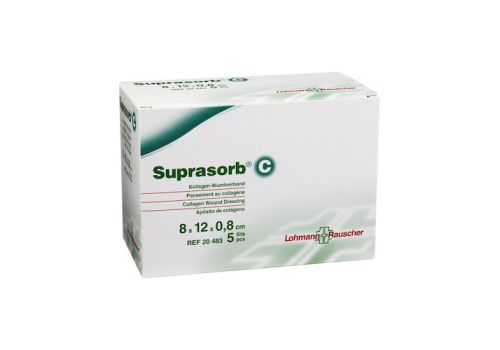 SUPRASORB C Kollagen Wundverb.0,8x8x12 cm – PZN 00433153 (PZN 00433153)