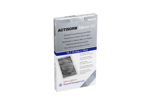 ACTISORB 220 Silver 10,5x19 cm steril Kompressen – PZN 01591167 (PZN 01591167)