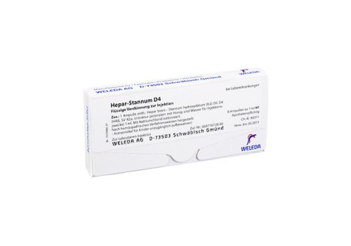 HEPAR STANNUM D 4 Ampullen – PZN 01623105 (PZN 01623105)