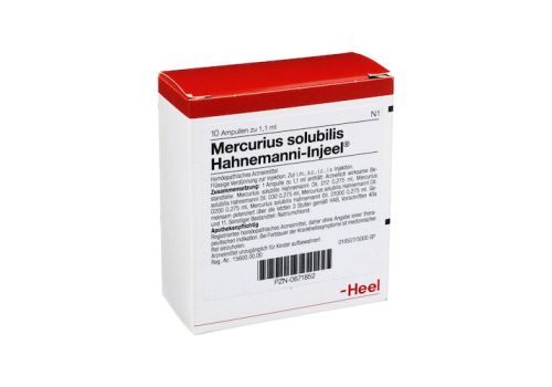 MERCURIUS SOLUBILIS INJEEL Hahnemanni Ampullen – PZN 00671852 (PZN 00671852)