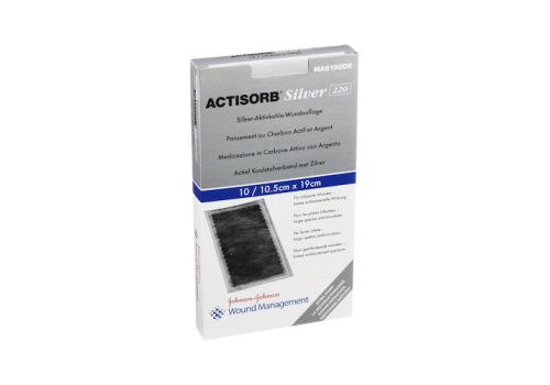 ACTISORB 220 Silver 10,5x19 cm steril Kompressen – PZN 01098780 (PZN 01098780)