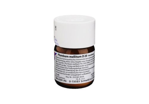 PLUMBUM MELLITUM D 20 Trituration – PZN 01616602 (PZN 01616602)