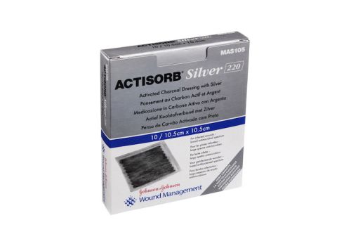 ACTISORB 220 Silver 10,5x10,5 cm steril Kompressen – PZN 01591173 (PZN 01591173)