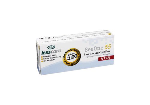 LENSCARE SeeOne 55 Monatslinse -2,00 dpt – PZN 02194480 (PZN 02194480)