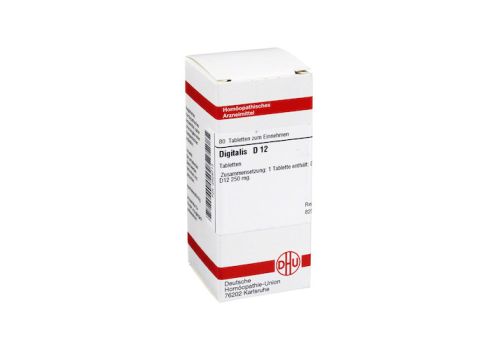 DIGITALIS D 12 Tabletten – PZN 02629713 (PZN 02629713)