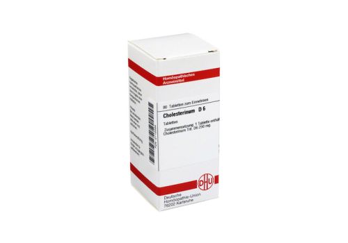 CHOLESTERINUM D 6 Tabletten – PZN 02112594 (PZN 02112594)