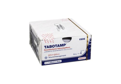 TABOTAMP Hämostyptikum 5x1,25cm Wundgaze – PZN 02484628 (PZN 02484628)