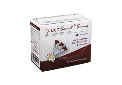 GLUCOSMART Swing Blutzucker Teststreifen – PZN 00112265 (PZN 00112265)