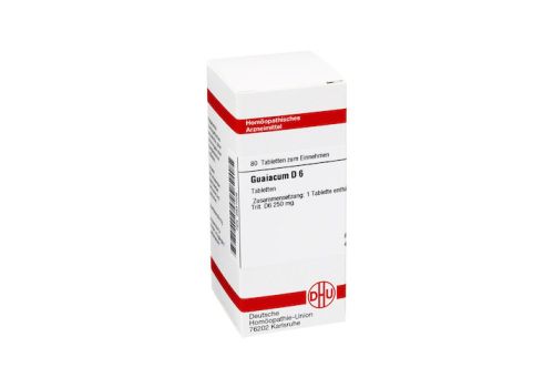 GUAIACUM D 6 Tabletten – PZN 02631006 (PZN 02631006)