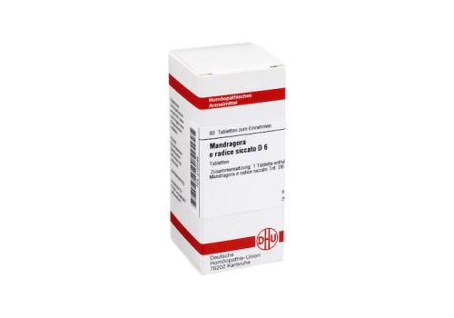 MANDRAGORA E radice siccata D 6 Tabletten – PZN 02125088 (PZN 02125088)