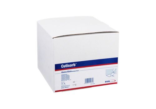 CUTISORB Saugkompressen unsteril 10x10 cm – PZN 02536868 (PZN 02536868)