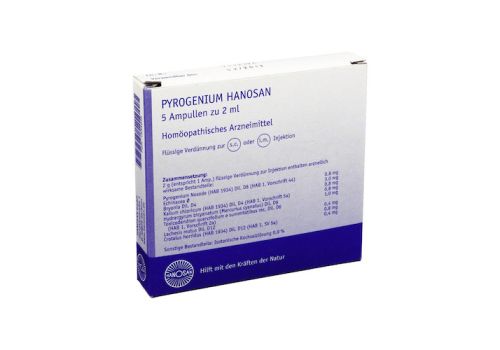 PYROGENIUM HANOSAN Injektionslösung – PZN 01834635 (PZN 01834635)