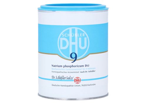 BIOCHEMIE DHU 9 Natrium phosphoricum D 12 Tabl. – PZN 00274602 (PZN 00274602)