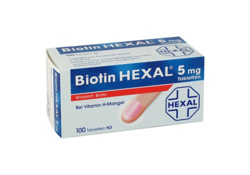 Biotin HEXAL 5mg – PZN 03001879 (PZN 03001879)