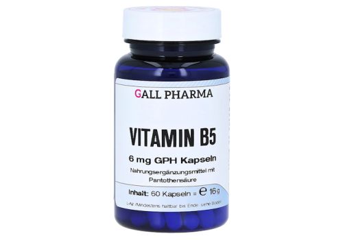 VITAMIN B5 6 mg GPH Kapseln – PZN 09323271 (PZN 09323271)