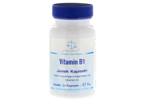 VITAMIN B1 3 mg Junek Kapseln – PZN 04132112 (PZN 04132112)