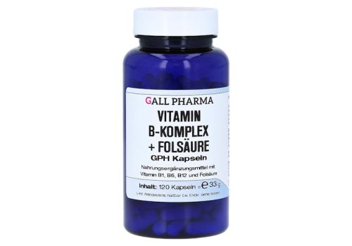 VITAMIN B KOMPLEX+Folsäure GPH Kapseln – PZN 04722575 (PZN 04722575)