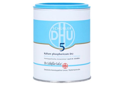 BIOCHEMIE DHU 5 Kalium phosphoricum D 12 Tabletten – PZN 00274217 (PZN 00274217)