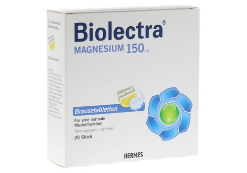 BIOLECTRA Magnesium Brausetabletten – PZN 03154382 (PZN 03154382)