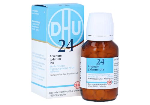 BIOCHEMIE DHU 24 Arsenum jodatum D 12 Tabletten – PZN 02581828 (PZN 02581828)