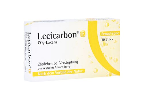 Lecicarbon E CO2-Laxans für Erwachsene – PZN 04018681 (PZN 04018681)