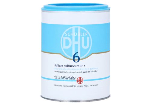 BIOCHEMIE DHU 6 Kalium sulfuricum D 12 Tabletten – PZN 00274312 (PZN 00274312)