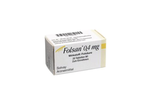 Folsan 0,4mg Tabletten – PZN 01246720 (PZN 01246720)