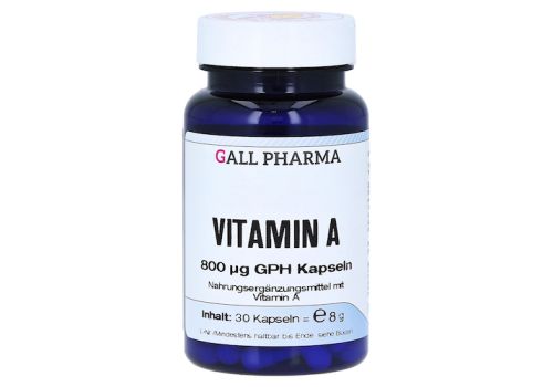 VITAMIN A 800 µg GPH Kapseln – PZN 04631803 (PZN 04631803)