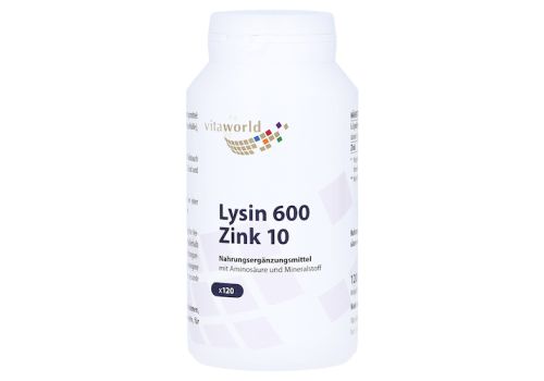 LYSIN 600 mg plus Zink 10 mg Kapseln – PZN 09771414 (PZN 09771414)