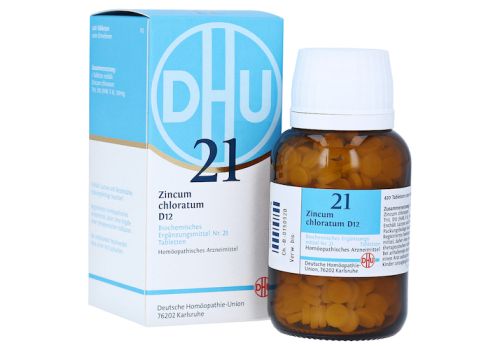 BIOCHEMIE DHU 21 Zincum chloratum D 12 Tabletten – PZN 06584522 (PZN 06584522)