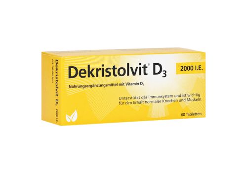 Dekristolvit D3 2.000 I.E. Tabletten – PZN 10818523 (PZN 10818523)