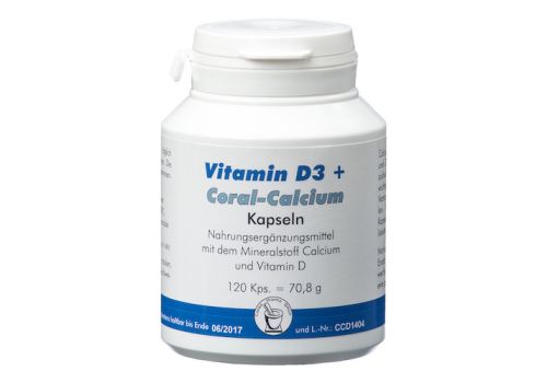 VITAMIN D3+CORAL Calcium Kapseln – PZN 06075387 (PZN 06075387)