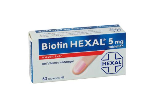 Biotin HEXAL 5mg – PZN 03001862 (PZN 03001862)