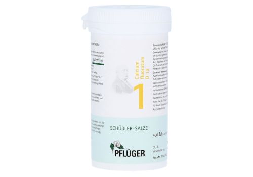 BIOCHEMIE Pflüger 1 Calcium fluoratum D 12 Tabl. – PZN 06318737 (PZN 06318737)