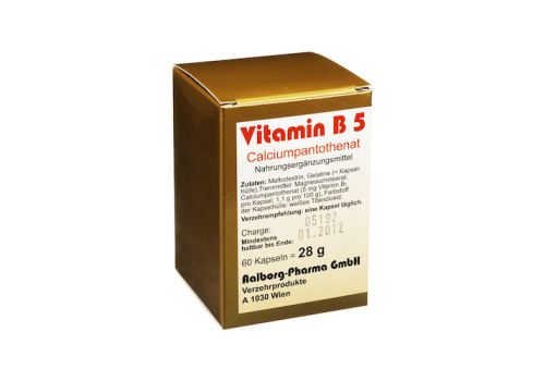 VITAMIN B5 KAPSELN – PZN 00876867 (PZN 00876867)