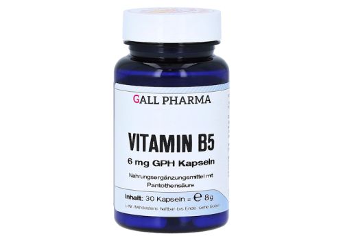 VITAMIN B5 6 mg GPH Kapseln – PZN 09323265 (PZN 09323265)