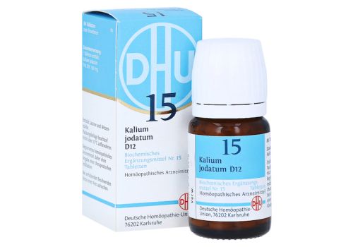 BIOCHEMIE DHU 15 Kalium jodatum D 12 Tabletten – PZN 00275091 (PZN 00275091)