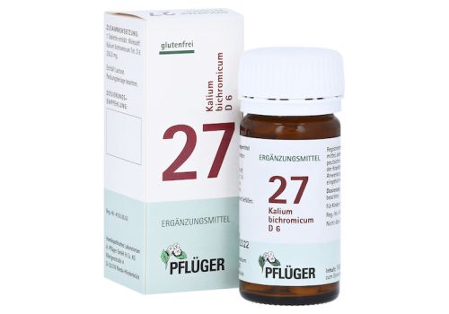 BIOCHEMIE Pflüger 27 Kalium bichromicum D 6 Tabl. – PZN 05919274 (PZN 05919274)