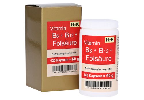 VITAMIN B6+B12+Folsäure Kapseln – PZN 14058316 (PZN 14058316)