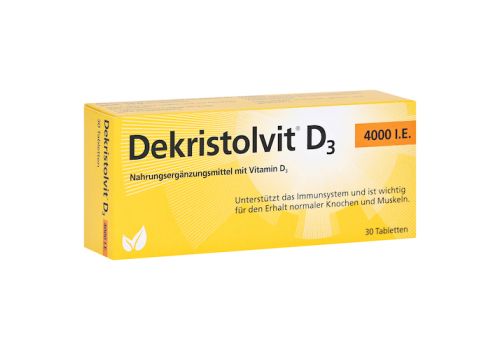 DEKRISTOLVIT D3 4.000 I.E. Tabletten – PZN 10818575 (PZN 10818575)