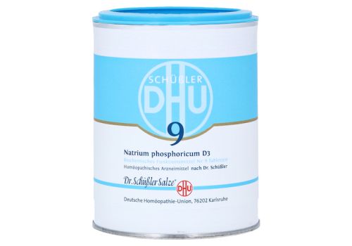 BIOCHEMIE DHU 9 Natrium phosphoricum D 3 Tabletten – PZN 00274542 (PZN 00274542)