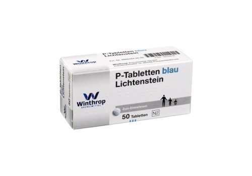 P TABLETTEN blau 8 mm Teilk. – PZN 03935636 (PZN 03935636)