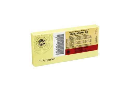 MUSCARSAN D 6 Ampullen – PZN 04261269 (PZN 04261269)