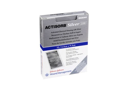 ACTISORB 220 Silver 6,5x9,5 cm steril Kompressen – PZN 03424143 (PZN 03424143)