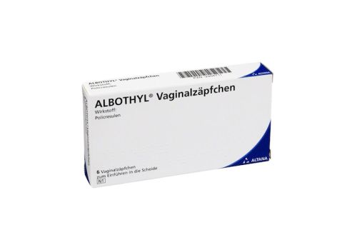 Albothyl Vaginalzäpfchen 90mg – PZN 02904711 (PZN 02904711)